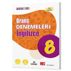 8. Sınıf İngilizce Fenomen 24'lü Deneme - Gama Yayınları
