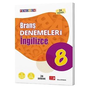 8. Sınıf İngilizce Fenomen 24'lü Deneme - Gama Yayınları