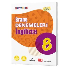 8. Sınıf İngilizce Fenomen 24'lü Deneme - Gama Yayınları