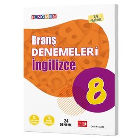 8. Sınıf İngilizce Fenomen 24'lü Deneme - Gama Yayınları