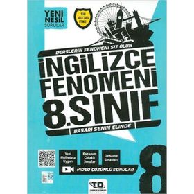 8. Sınıf İngilizce Fenomeni Soru Bankası-Tandem Yayınları