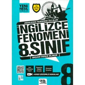 8. Sınıf İngilizce Fenomeni Soru Bankası-Tandem Yayınları