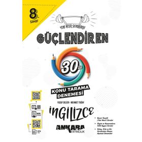 8. Sınıf İngilizce Güçlendiren 30 Konu Tarama Denemesi Ankara Yayıncılık