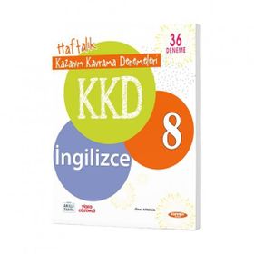 8.Sınıf İngilizce Haftalık Kazanım Kavrama Denemeleri Kkd Kurmay Yayınevi