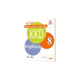 8.Sınıf İngilizce Haftalık Kazanım Kavrama Denemeleri Kkd Kurmay Yayınevi