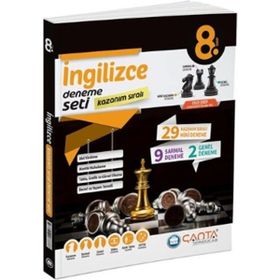 8. Sınıf İngilizce Kazanım Sıralı Deneme Seti - Çanta Yayınları