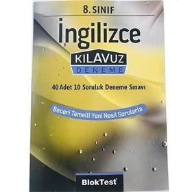 8. Sınıf İngilizce Kılavuz Deneme-Blok Test Yayınları