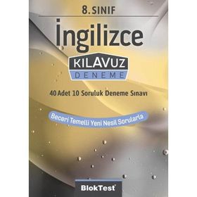 8. Sınıf İngilizce Kılavuz Deneme-Bloktest Yayınları