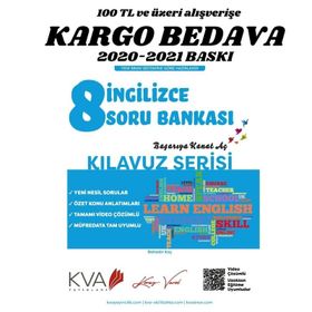 8. Sınıf İngilizce Kılavuz Serisi Soru Bankası-Kva Yayınları