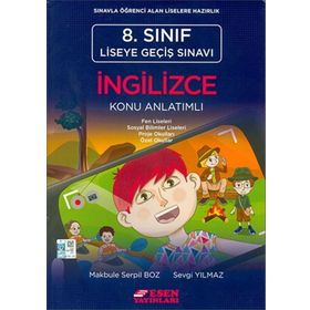 8. Sınıf İngilizce Konu Anlatımlı Kitap - Esen Yayınları