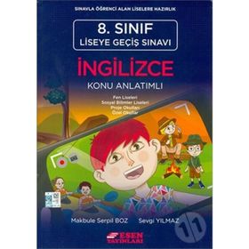 8. Sınıf İngilizce Konu Anlatımlı Kitap - Esen Yayınları