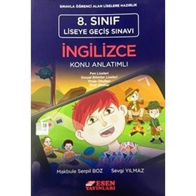 8. Sınıf İngilizce Konu Anlatımlı Kitap - Esen Yayınları