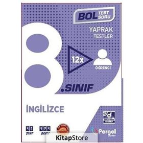 8. Sınıf İngilizce Kutu Test Kollektif Pergel Yayınları