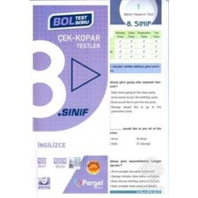 8. Sınıf İngilizce Kutu Test Kollektif Pergel Yayınları