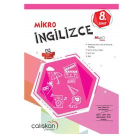 8.Sınıf İngilizce Mikro Defter - Çalışkan Yayınları