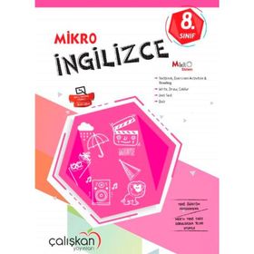 8.Sınıf İngilizce Mikro Defter - Çalışkan Yayınları