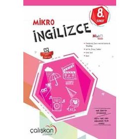 8.Sınıf İngilizce Mikro Defter - Çalışkan Yayınları