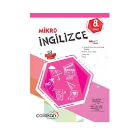 8.Sınıf İngilizce Mikro Defter - Çalışkan Yayınları