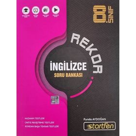 8. Sınıf İngilizce Rekor Soru Bankası-Startfen Yayınları
