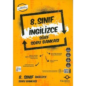 8. Sınıf İngilizce Sörf Soru Bankası-FikriBilim Yayınları