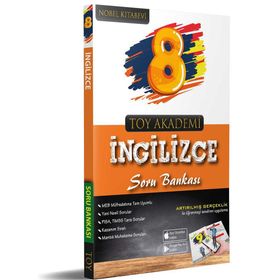 8.Sınıf İngilizce Soru Bankası Toy Akademi Yayınları