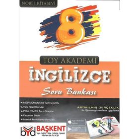 8.Sınıf İngilizce Soru Bankası Toy Akademi Yayınları