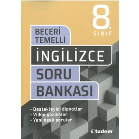 8.Sınıf İngilizce Soru Bankası Tudem Yayınları