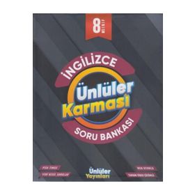 8. Sınıf İngilizce Soru Bankası-Ünlüler Karması Yayınları