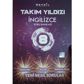 8 Sınıf İngilizce Takım Yıldızı Soru Bankası Netbil Yayınları