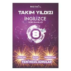 8 Sınıf İngilizce Takım Yıldızı Soru Bankası Netbil Yayınları