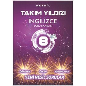 8 Sınıf İngilizce Takım Yıldızı Soru Bankası Netbil Yayınları