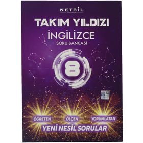 8 Sınıf İngilizce Takım Yıldızı Soru Bankası Netbil Yayınları