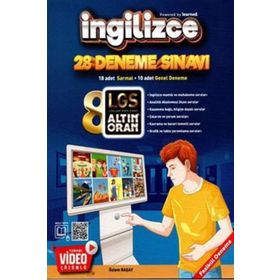 8. Sınıf İngilizce Tamamı Video Çözümlü 20 Deneme-Altın Oran Yayınları