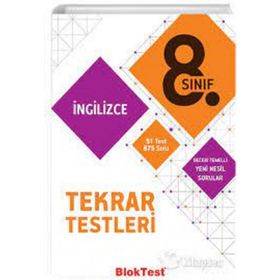 8.Sınıf İngilizce Tekrar Testleri Tudem Eğitim