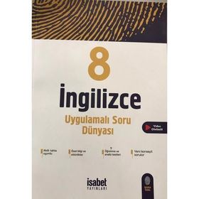 8.Sınıf İngilizce Uygulamalı Soru Bankası Video Çözümlü - İsabet Yayınları