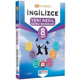 8. Sınıf İngilizce Video Çözümlü Soru Bankası-Evrensel İletişim Yayınları