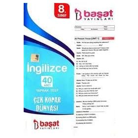 8. Sınıf İngilizce Yaprak Test - Başat Yayınları