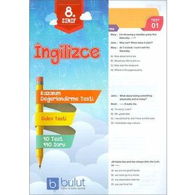 8. Sınıf İngilizce Yaprak Test-Bulut Yayınları