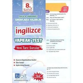 8. Sınıf İngilizce Yaprak Test-Bulut Yayınları
