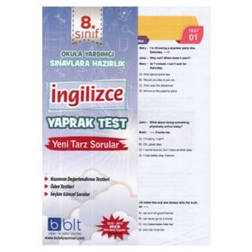 8. Sınıf İngilizce Yaprak Test-Bulut Yayınları