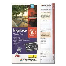 8. Sınıf İngilizce Yaprak Test Dörtrenk Yayınları