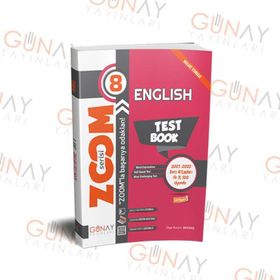 8.Sınıf İngilizce Zoom Test Book - Günay Yayınları