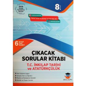 8. Sınıf İnkılap Tarihi Çıkacak Sorular Kitabı - Zeka Küpü Yayınları