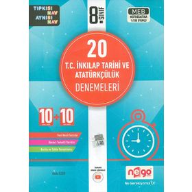 8.Sinif Inkilap Tarihi Denemeleri Nego Yayinlari