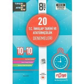 8.Sinif Inkilap Tarihi Denemeleri Nego Yayinlari