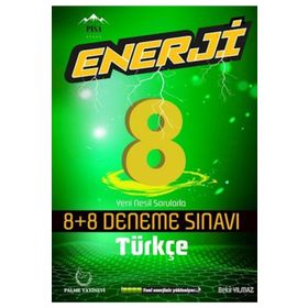 8.Sınıf İnkilap Tarihi Enerji Denemeleri 8+8 Palme Yayınları