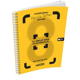 8. Sınıf İnkilap Tarihi Etkinlik Defteri - Hız Yayınları