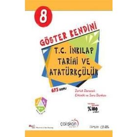 8. Sınıf Inkılap Tarihi Göster Kendini Soru Bankası Çalışkan Yayınları
