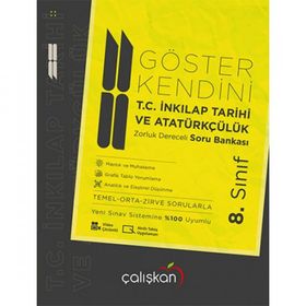8. Sınıf Inkılap Tarihi Göster Kendini Soru Bankası Çalışkan Yayınları