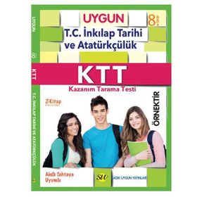8. Sınıf İnkilap Tarihi Kazanım Tarama Testi - Sadık Uygun Yayınları